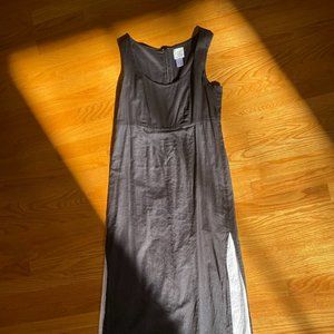 Garnet Hill Dress in Black and White